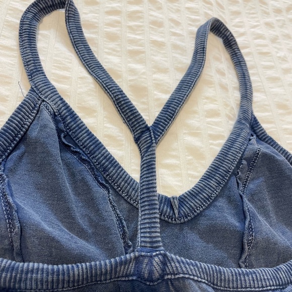 BDG Urban Outfitters blue distressed fit and flair mini dress - Picture 5 of 5